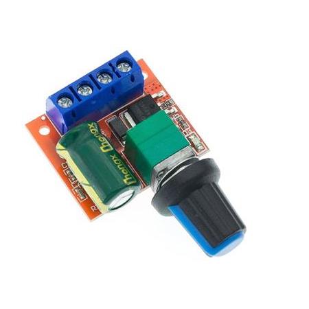 5A 35V Mini DC Motor Pwm Potlu Hız Kontrol Devresi 90 Watt