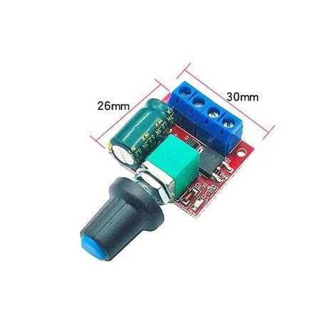 5A 35V Mini DC Motor Pwm Potlu Hız Kontrol Devresi 90 Watt