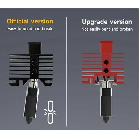 Bambu Lab  P1S-P1P Uyumlu Yükseltilmiş Hotend TZ V2.0 Bi Metal Full Hotend Seti(Kırmızı)